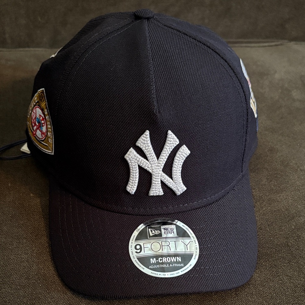 KITH YANKEES Navy Cap with World Series Patches